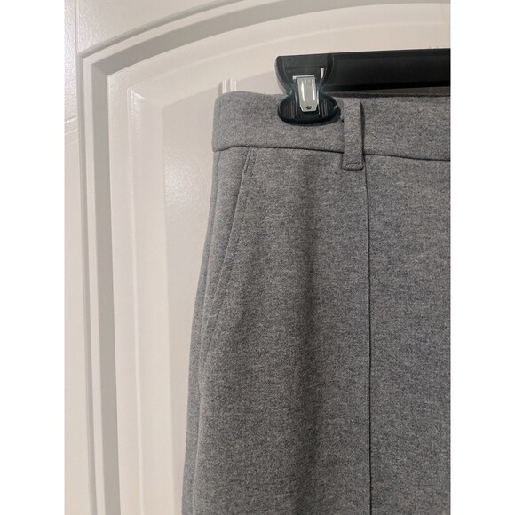 UNIQLO Women’s Gray Brushed Jersey Wide Pants Waist 30-31 inches Size L - Picture 4 of 9